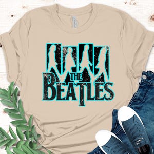 Camiseta de los Beatles: Nuevo diseño, camiseta unisex de algodón suave