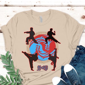 Maglietta Taekwondo, maglietta arti marziali, regalo per artista marziale, regalo per amante del karate, regalo per amante delle arti marziali Maglietta unisex