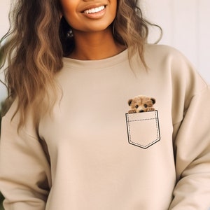 Bear Shirt, cute bear cub sweatshirt, Personalized Shirt, gift for bear lover, bear sweatshirt, bear gift, bear sweater, bear hoodie, custom