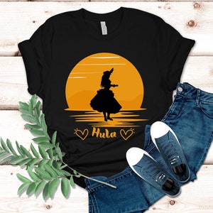 Hula Sunset Shirt: Hawaiian Dance Tee, Hula Lover Gift