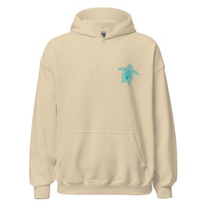 Sea Turtle Hoodie, Tribal turtle hoodie, Turtle lover hoodie, Turtle sweatshirt, Tribal Sea Turtle Unisex Hoodie