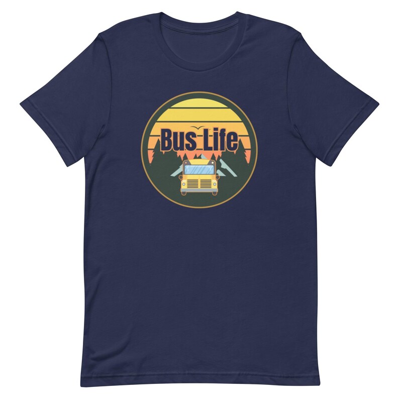 Bus Life Shirt, retro sunset bus life shirt, bus life t-shirt, gift for bus lover, bus life gift, Nomads gift Unisex t-shirt