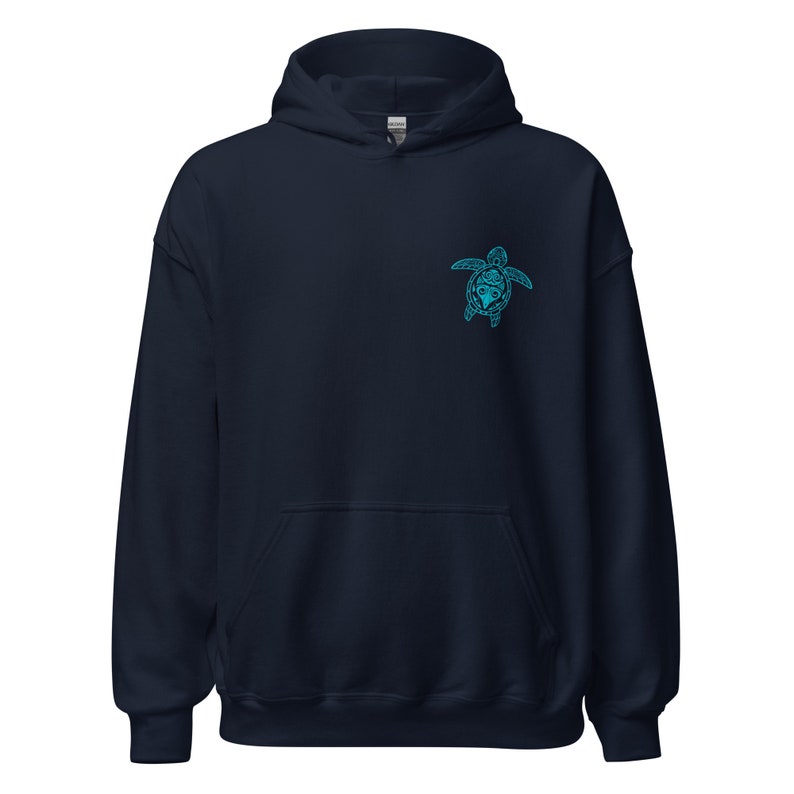 Sea Turtle Hoodie, Tribal turtle hoodie, Turtle lover hoodie, Turtle sweatshirt, Tribal Sea Turtle Unisex Hoodie
