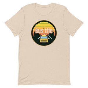 Bus Life Shirt, retro sunset bus life shirt, bus life t-shirt, gift for bus lover, bus life gift, Nomads gift Unisex t-shirt