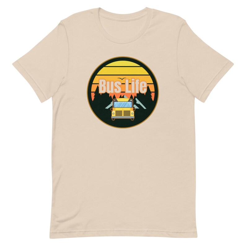 Bus Life Shirt, retro sunset bus life shirt, bus life t-shirt, gift for bus lover, bus life gift, Nomads gift Unisex t-shirt