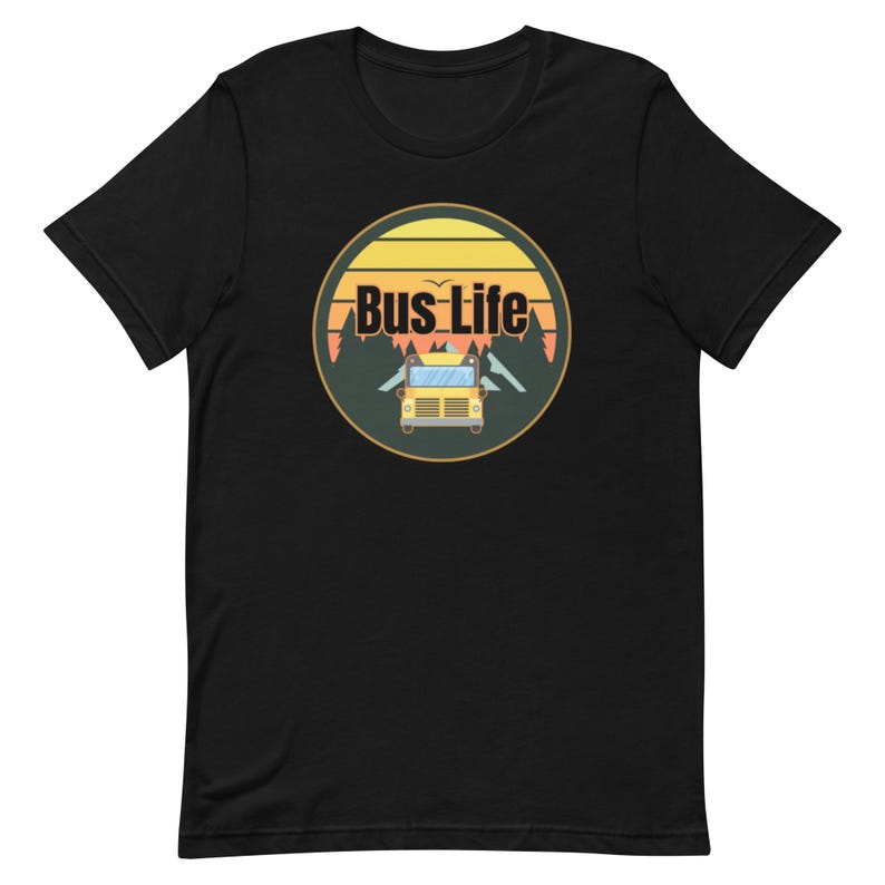 Bus Life Shirt, retro sunset bus life shirt, bus life t-shirt, gift for bus lover, bus life gift, Nomads gift Unisex t-shirt