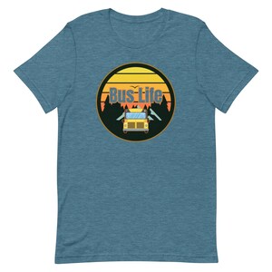 Bus Life Shirt, retro sunset bus life shirt, bus life t-shirt, gift for bus lover, bus life gift, Nomads gift Unisex t-shirt