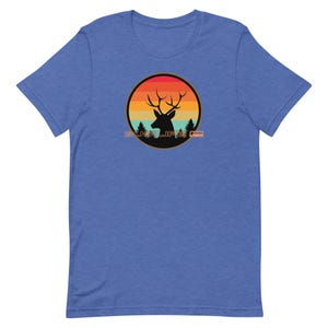 Bus Life Deer Shirt, retro sunset deer bus life shirt, Bus life t-shirt, bus life tees, Deer sunset shirt, bus lifeUnisex t-shirt
