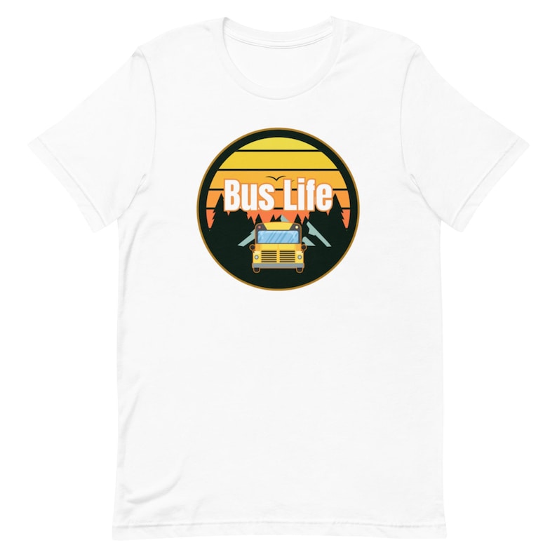 Bus Life Shirt, retro sunset bus life shirt, bus life t-shirt, gift for bus lover, bus life gift, Nomads gift Unisex t-shirt