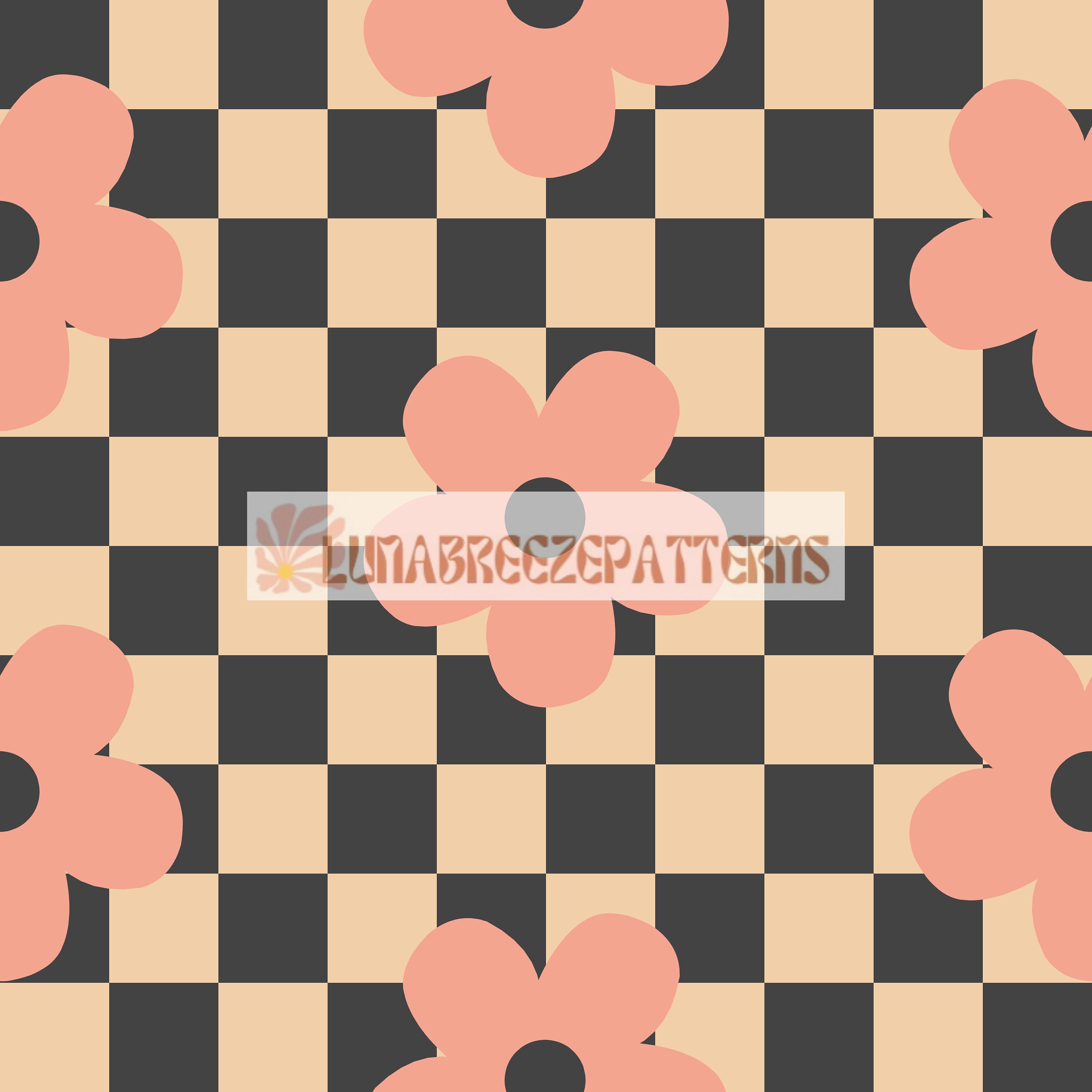 Pink Checkered Seamless Repeating Pattern - Etsy