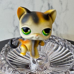 Littlest Pet Shop Hasbro Authentique Chat #1643 - LPS Original