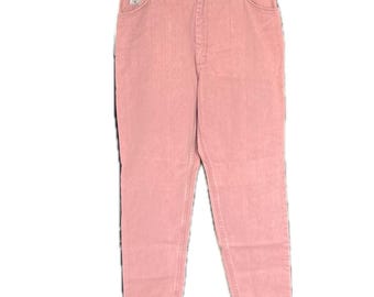 NWT Vintage 80s-90s Wrangler for Women Heather Rose pink jeans. Size 14 M.