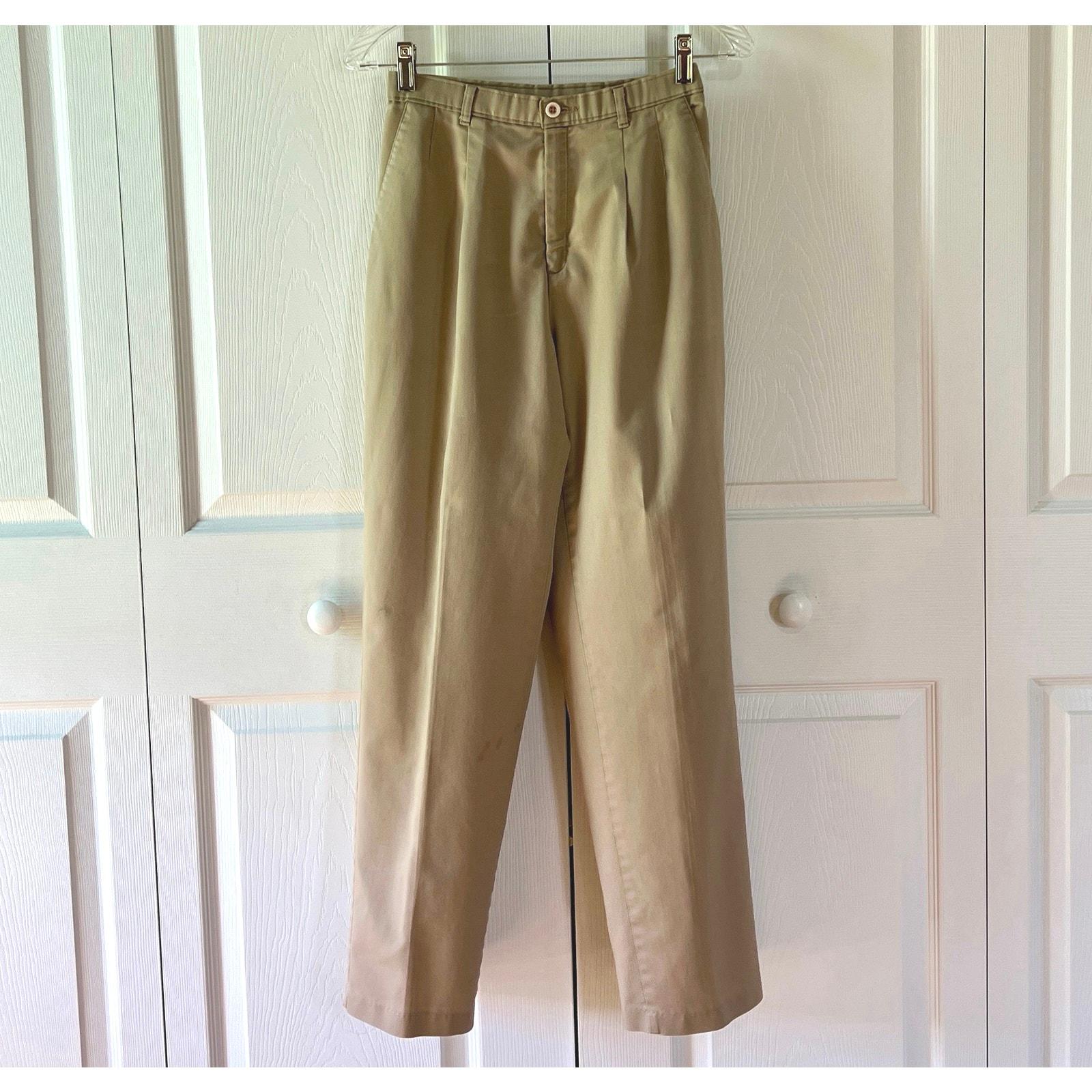 High Waist Khaki Pants