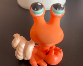 Authentic 2007 Hasbro Littlest Petshop Orange Hermit Crab