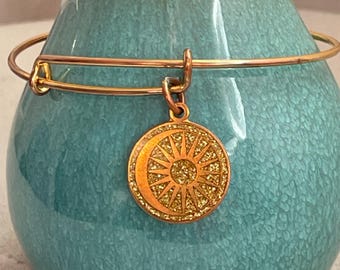 Alex and Ani Cosmic Balance Charm Bracelet Sun and Moon