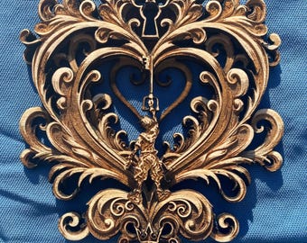 Kingdom Hearts Sora Engraved Woodcut