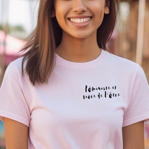T shirt message feministe shop