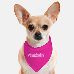 Feminist Pet Bandana, Progressive Dog Bandana, Dog Clothing, Feminist Pet Gift, Feminist Dog Bandana, Gotcha Day Gift