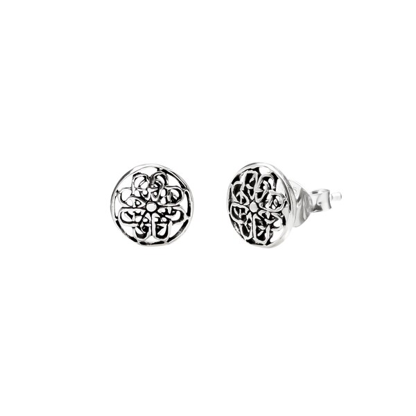 925 Sterling Silver Celtic Stud Earrings