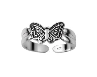 Butterfly 925 Sterling Silver Toe Ring