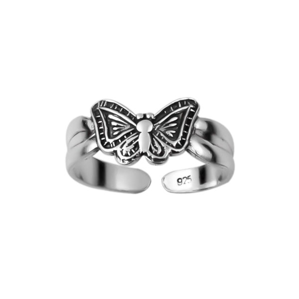 Butterfly 925 Sterling Silver Toe Ring