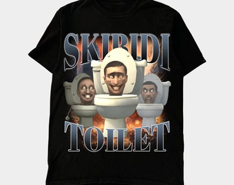 Skibidi Toilet Sigma Ohio Gyatt Tee T-Shirt Shirt Tees T-Shirts Shirts