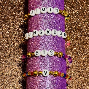 BTS Beaded Bracelets