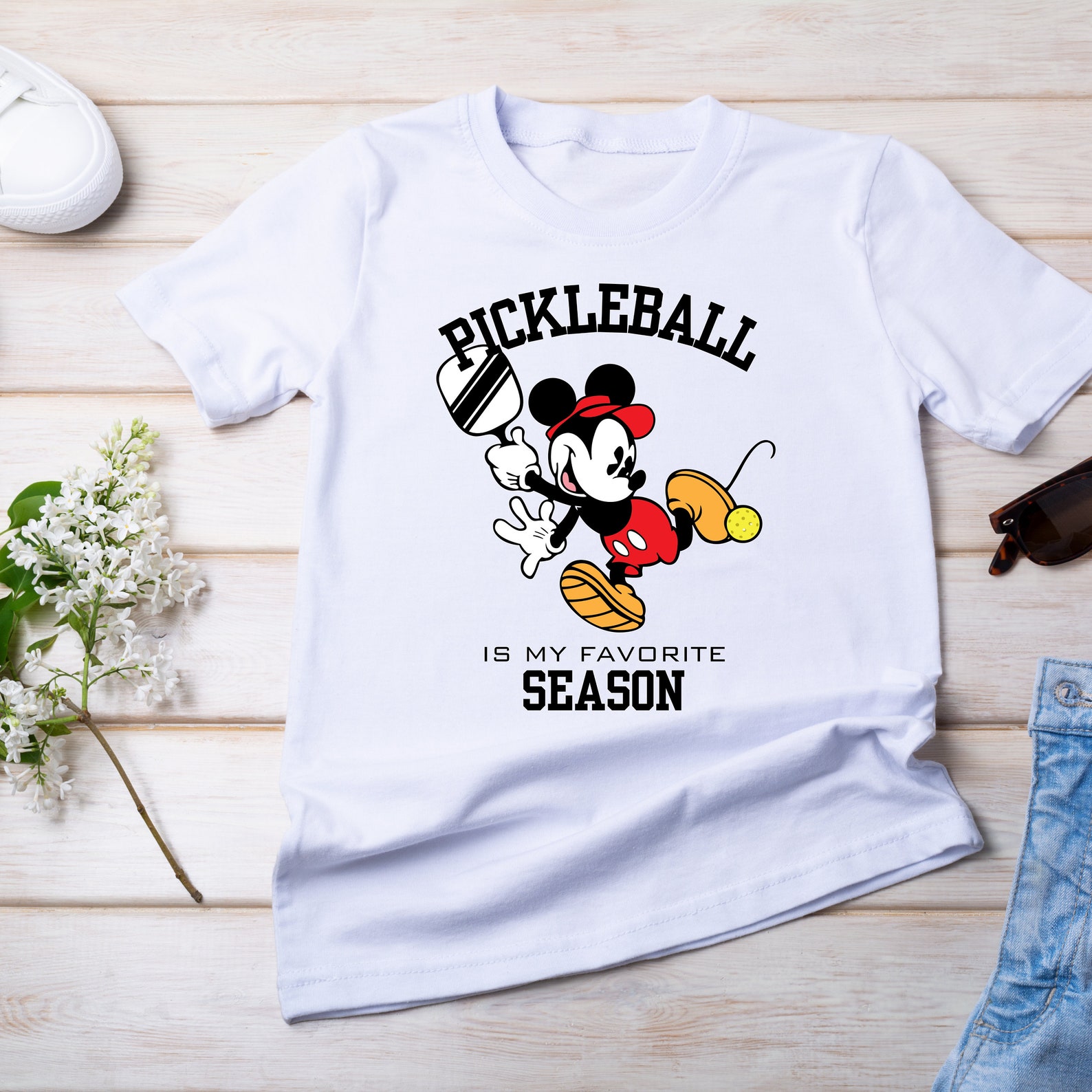 Mickey Mouse Pickleball Shirt - Etsy