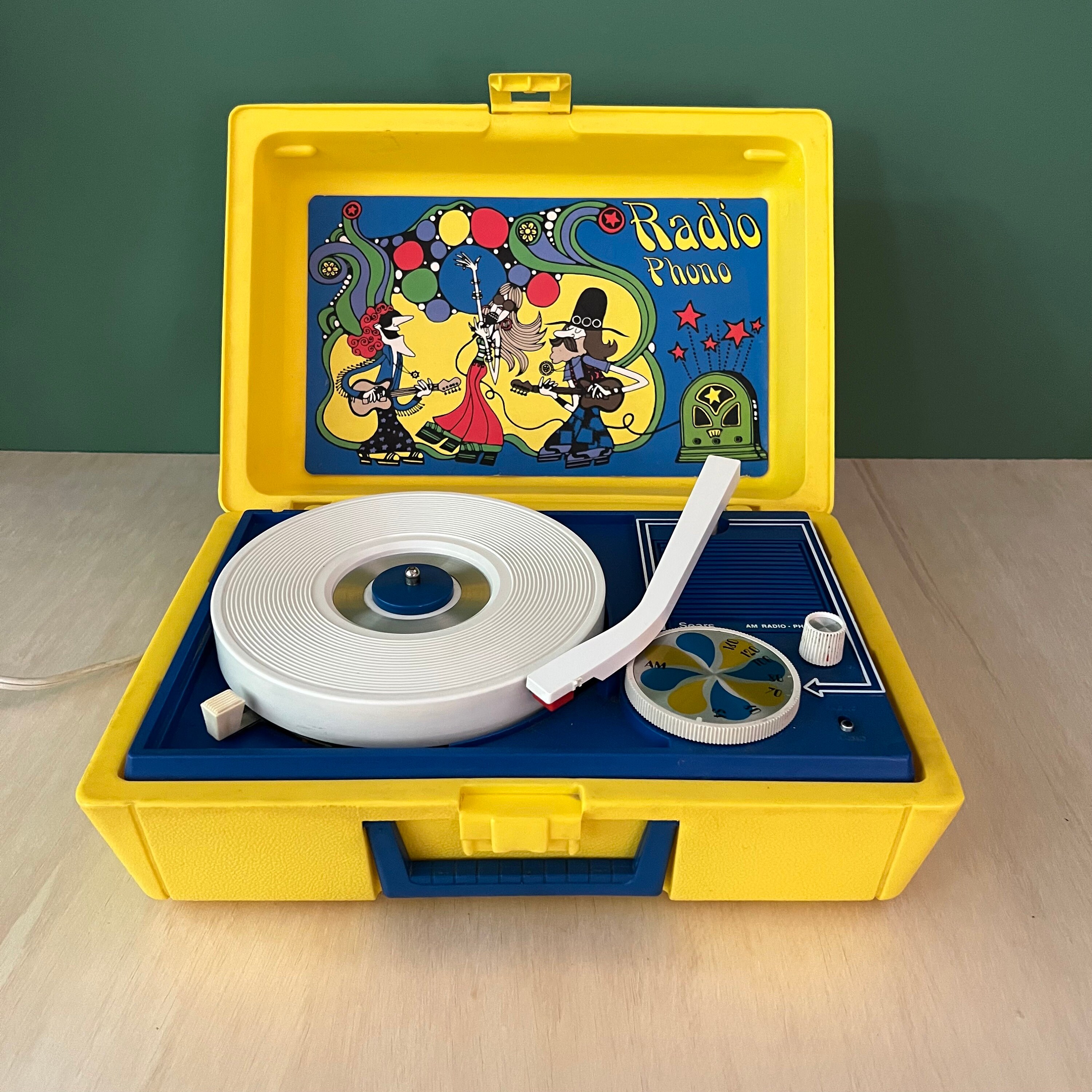 【dallafone】1960's Sears 1960's Simpson Sears AC/DC Solid State Radio /Phonograph