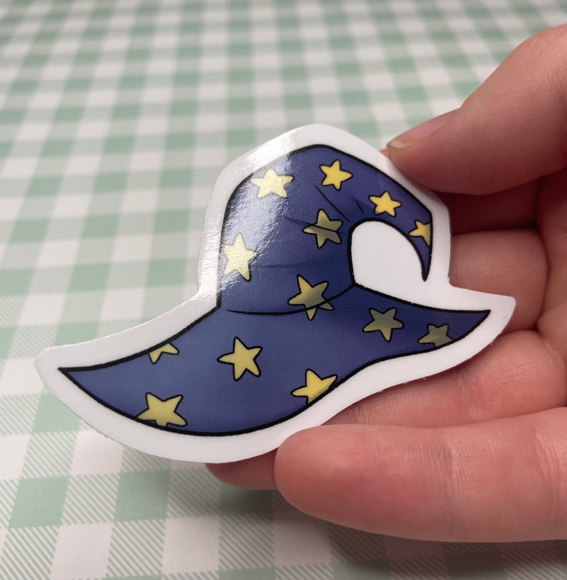 Wizard Hat Waterproof Vinyl Sticker - Etsy