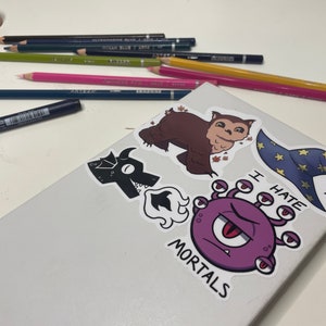 Wizard Hat Waterproof Vinyl Sticker - Etsy