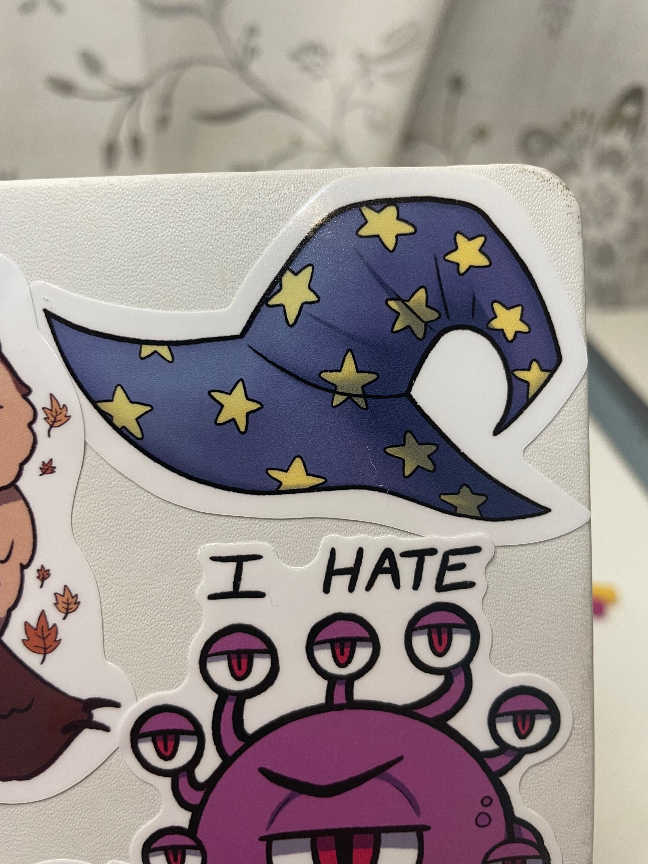 Wizard Hat Waterproof Vinyl Sticker - Etsy