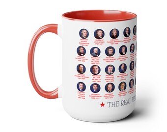 Presidents Mug, all presidents of USA, Patriot, gift for historian, history, 4th of July, Former presidents, mug 15 oz.