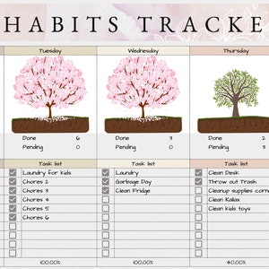 Habit Tracker Spreadsheet Template for Google Sheets image 8