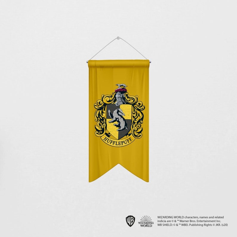 Hogwarts Houses Flags Harry Potter Houses Wall Art - Etsy