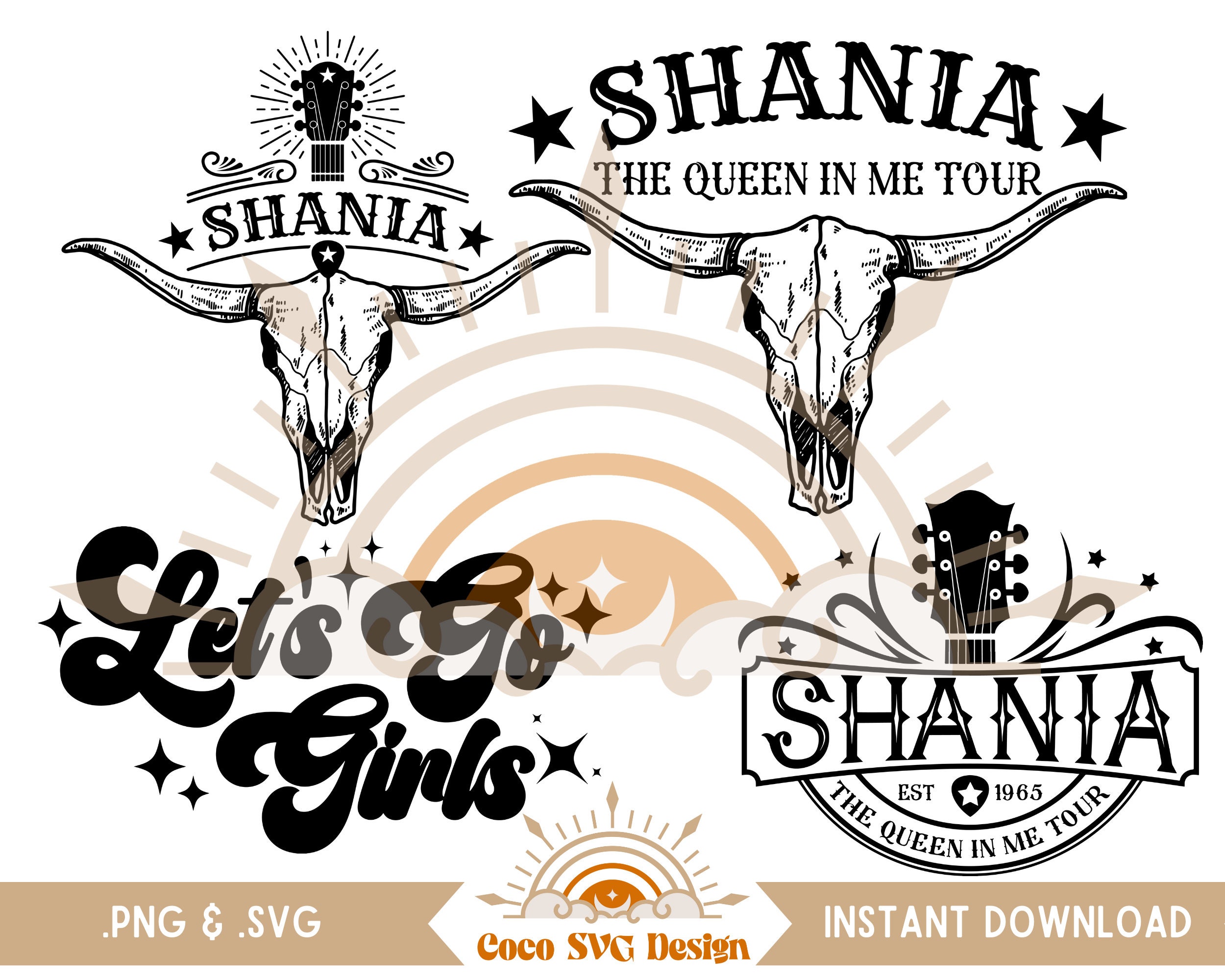 Shania Twain SVG PNG Shirt Instant Digital Download Shania pic