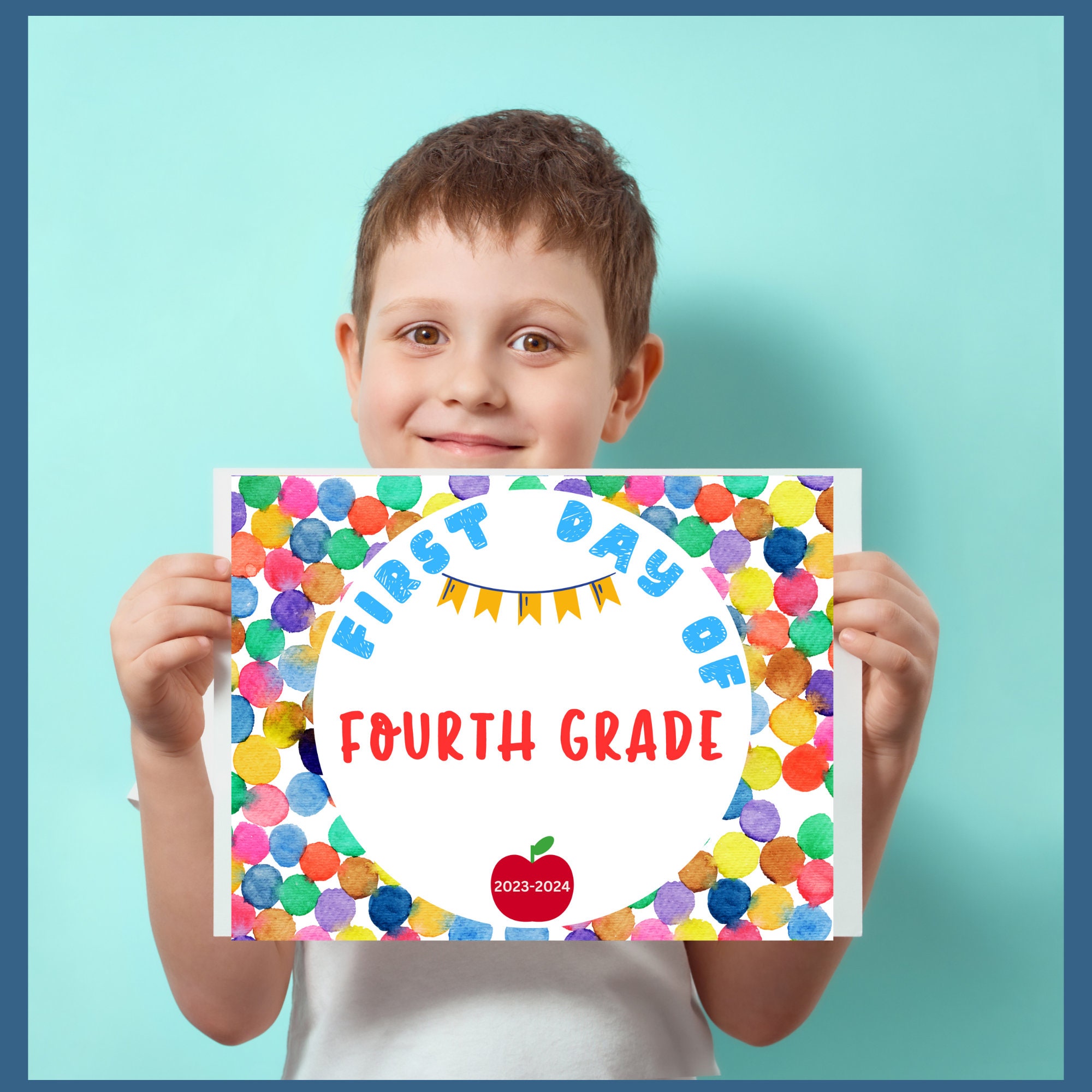 Printable First Day of School Day Signs Kindergarten-8th - Etsy UK