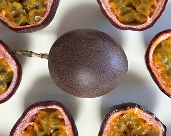 Passion Fruit Box purple passionfruit Certified Organic by CCOF