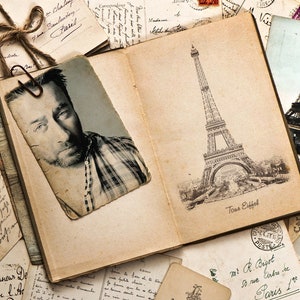 Travel book Postcard