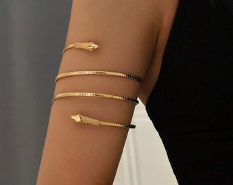 Snake Design Arm Cuff, Snake Upper Arm Cuff, Bracelet Cuff, Arm Band