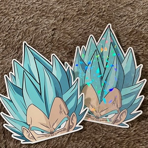 Vegeta SSJ Blue Evolution Sticker Decal Vinyl For Car, Truck