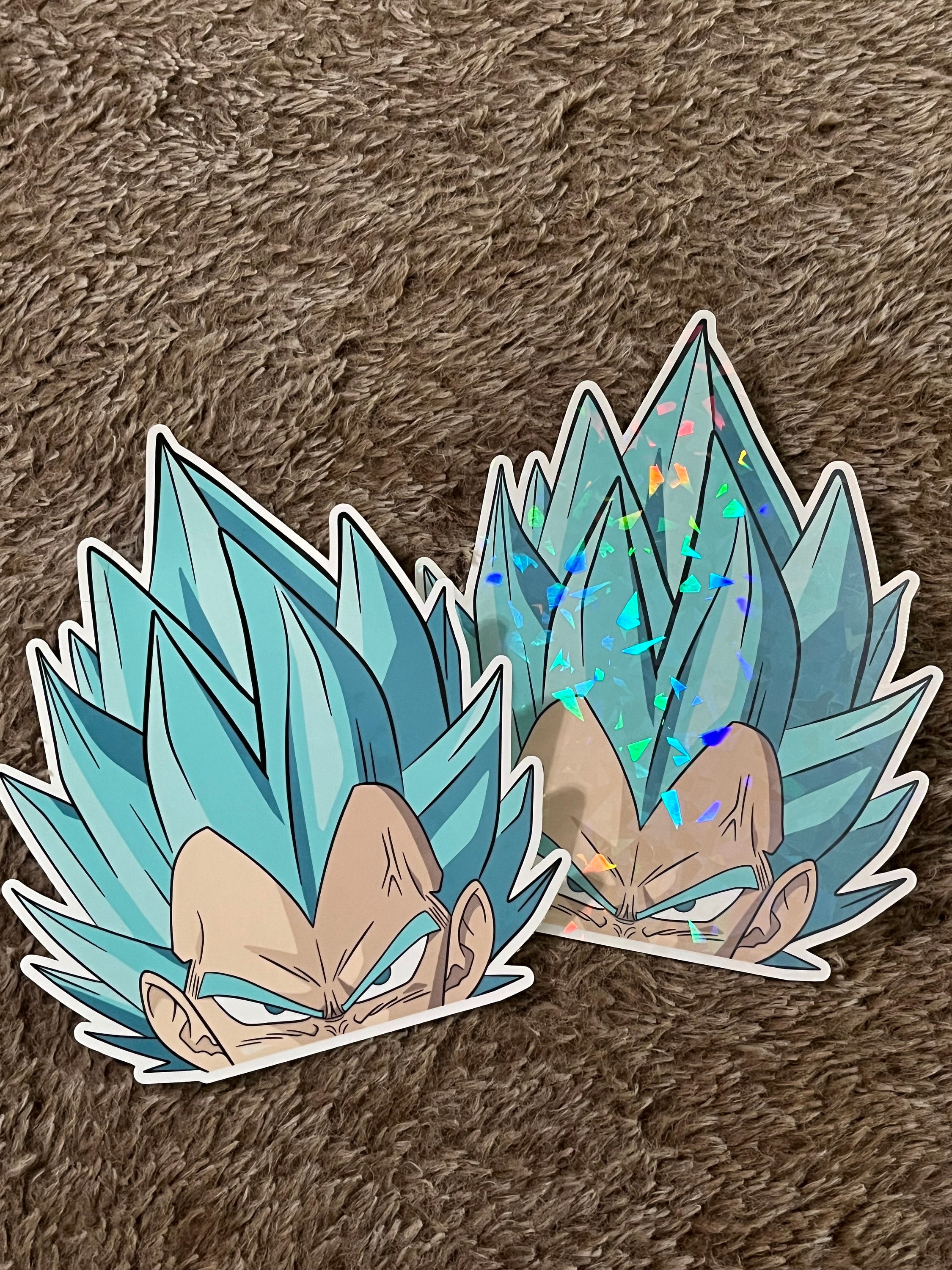 Vegeta Saiyan prince Sticker for Sale by Yashdusane