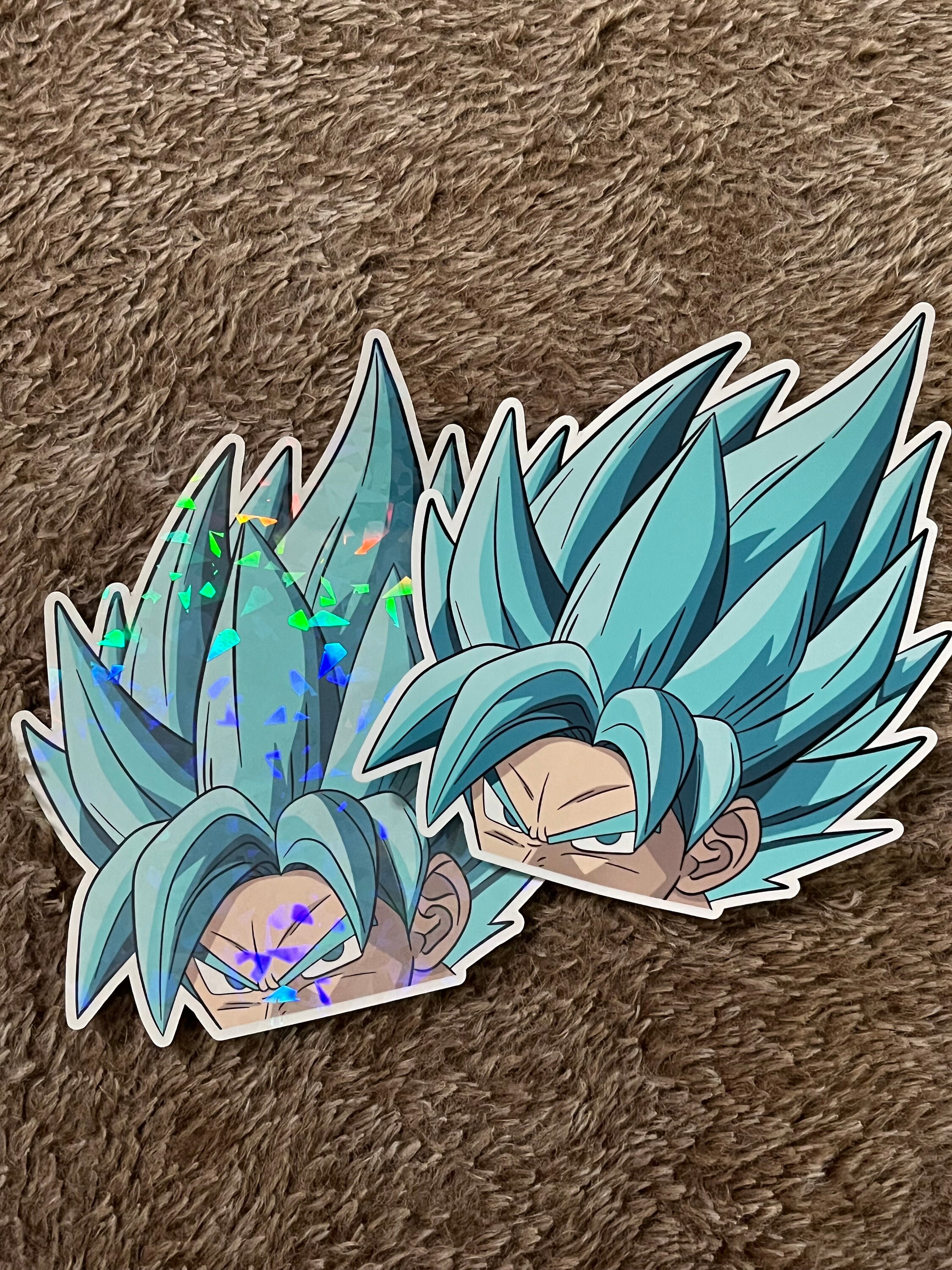 Black Goku Sticker for Sale by Moo8aa