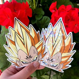 Super Saiyan Majin Vegeta Peeker