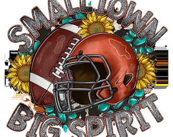 Football Fan- Fabric Panel Square ~4,5, 6, 8, 10, 12, 14, inch fabric panel for sewing projects
