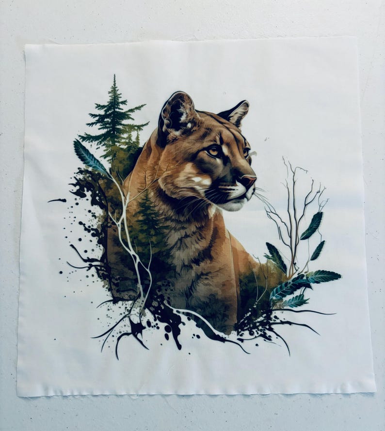 Rabbit Basketball- Fabric Panel Square ~4"x4", 5x5, 6x6, 8x8, 10x10