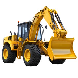 Bulldozer Tracker- Fabric Panel ~ 4"x4",5x5,6x6, 8x8, 10x10, 12x12, 14x14 inch for sewing projects