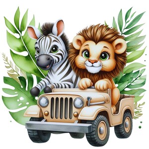 Lion Zebra - Fabric Panel Square ~ 4"x4",5x5,6x6, 8x8, 10x10,12x12, 14x14 inch for sewing projects