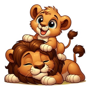 Two Lions - Fabric Panel Square ~ 4"x4",5x5,6x6, 8x8, 10x10, 12x12, 14x14 inch fabric panel for sewing projects