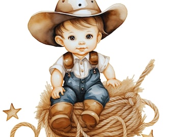 Little Boy Rope- Fabric Panel Square~4"x4",5x5, 6x6, 8x8, 10x10, 12x12,14x14 for sewing projects
